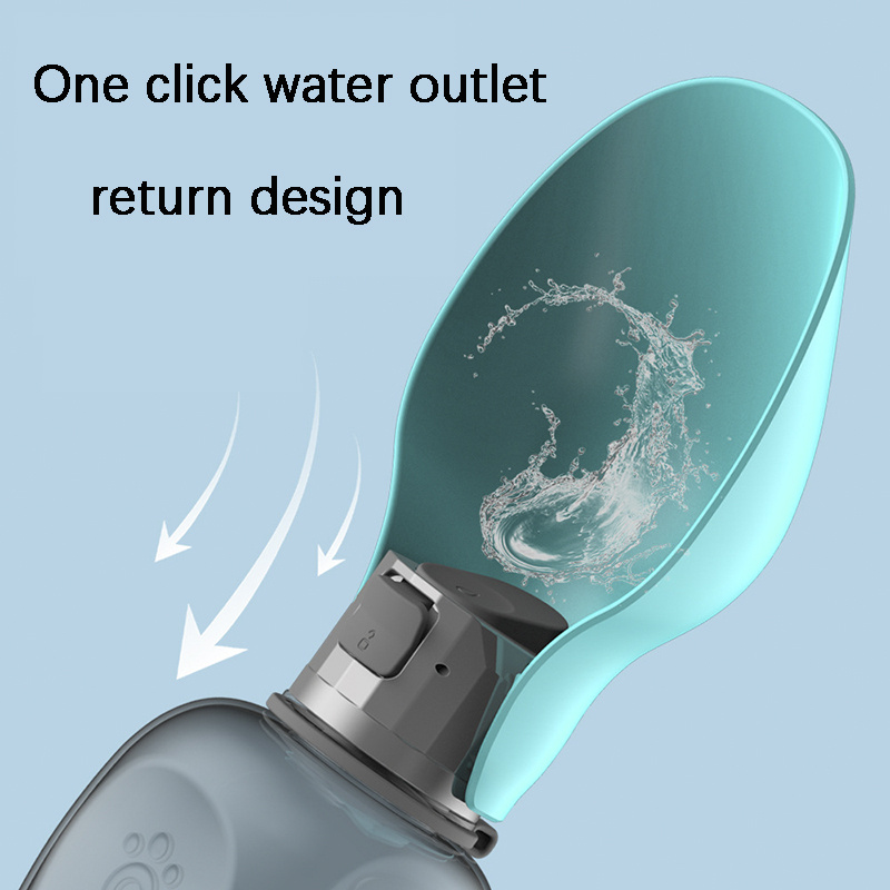 800ml Dogs Water Bottle Portable High Capacity Leakproof Pet Foldable Drinking Bowl Golden Retriever Outdoor Walking Supplies Pet Products - Image 6