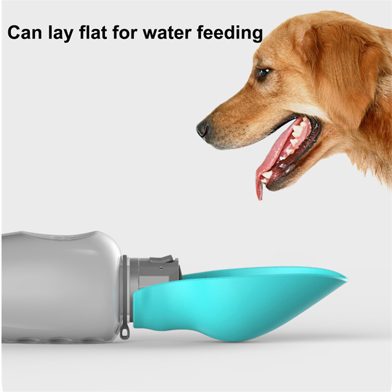 800ml Dogs Water Bottle Portable High Capacity Leakproof Pet Foldable Drinking Bowl Golden Retriever Outdoor Walking Supplies Pet Products - Image 5